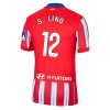 Maglia ufficiale Atlético Madrid S. Lino 12 Casa 2024-25 per Bambino